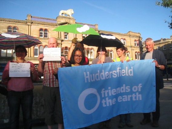 Saving for a pension or a rainy day? Huddersfield Friends of the Earth supports Greenlight pension campaign