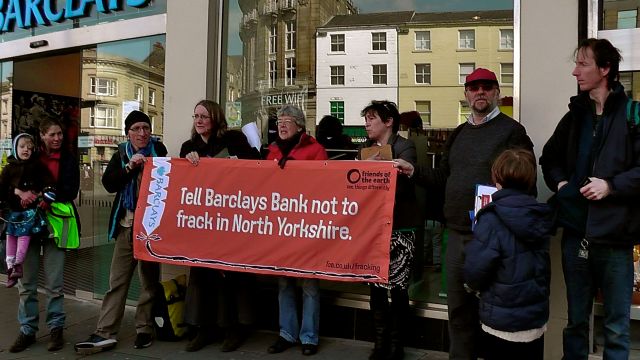 Stop Barclays Yorkshire Fracking plans