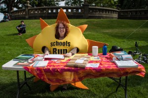 Run on Sun stall at Planet Festival