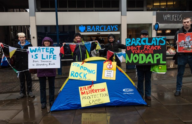 Barclays: Don't Frack Yorkshire + No DAPL
