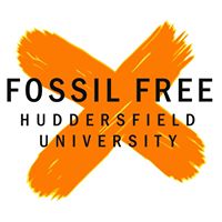 Fossil Free Huddersfield University logo