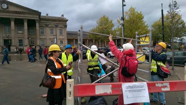 Fracking site Huddersfield
