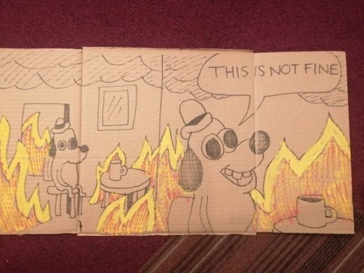 This is not fine plcard